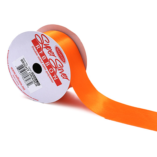 58563 Ribbon Satin 38mm Bright Orange