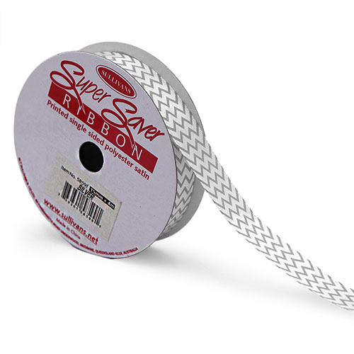 58591 Ribbon Satin 15mm Silver