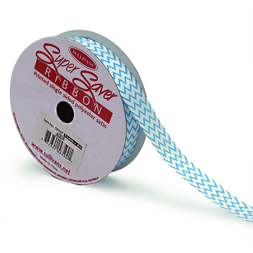 58597 Ribbon Satin 15mm Aqua