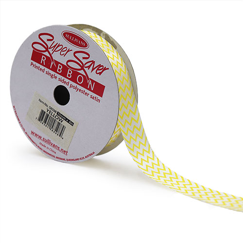 58598 Ribbon Satin 15mm Yellow