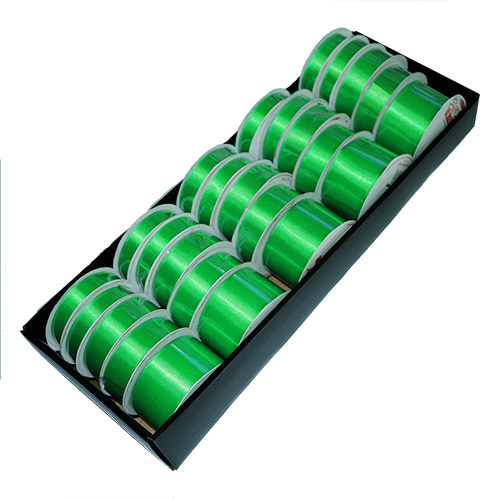 58613 Ribbon Box 25 Spools Emerald