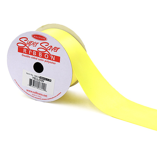 58624 Double Sided Ribbon 38mmx2m Yellow
