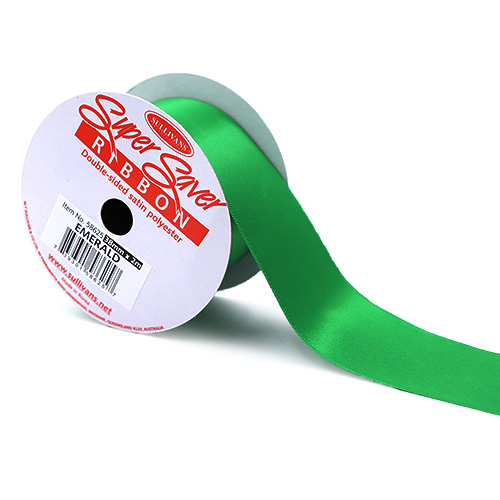 58625 Double Sided Ribbon 38mmx2m Emerald