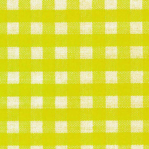 58853 Fabric Gingham 112cm Yellow 1 8"