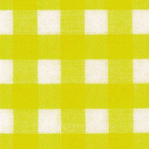 58855 Fabric Gingham 112cm Yellow 1 4"