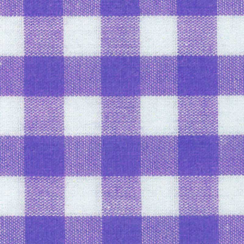 58856 Fabric Gingham 112cm Purple 1 4"