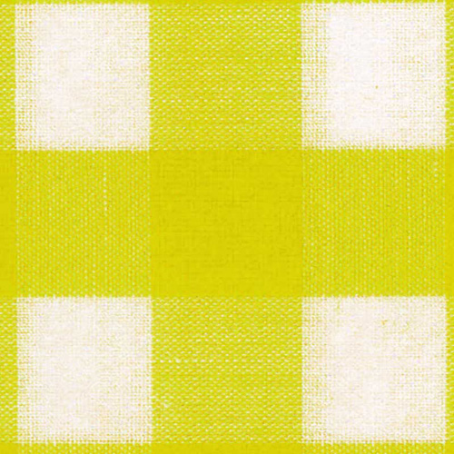 58857 Fabric Gingham 112cm Yellow 1 2"