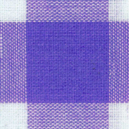 58860 Fabric Gingham 112cm Purple 1"