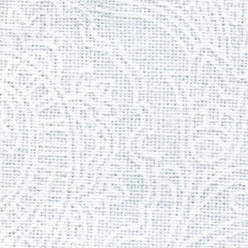 59497 Quilt Fat Quarter 50cm X 55cm White Paisley