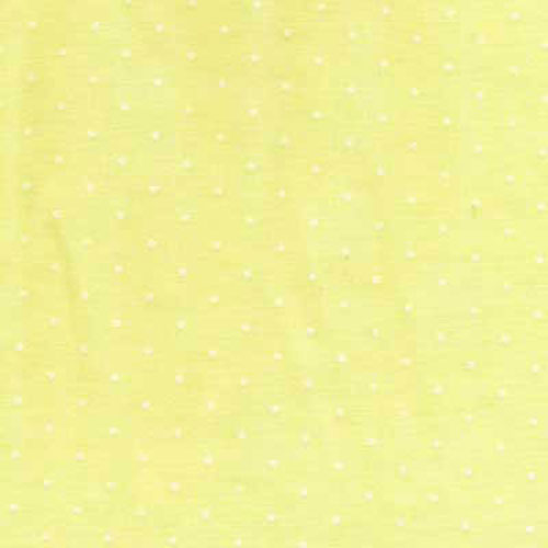 60069 Fabric Poplin 112cm Pinspot Lemon