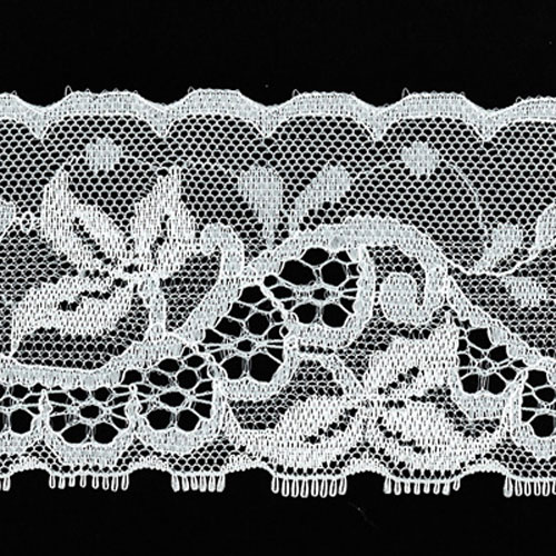 60105 Nylon Lace 60mm White
