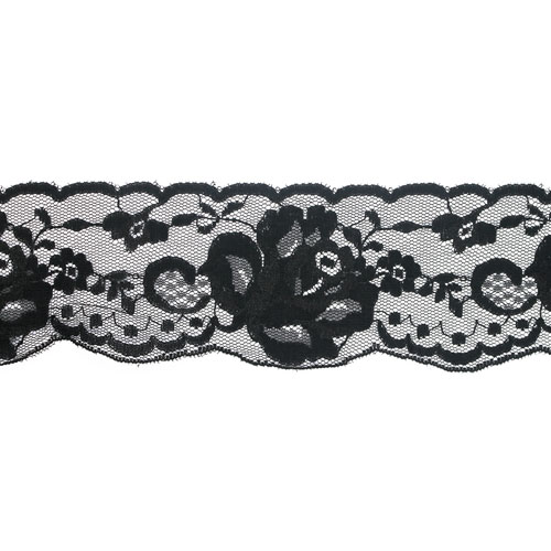 60108 Lace Nylon 55mm Black