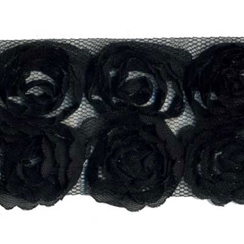 60144 Trim Rose 35mm Black