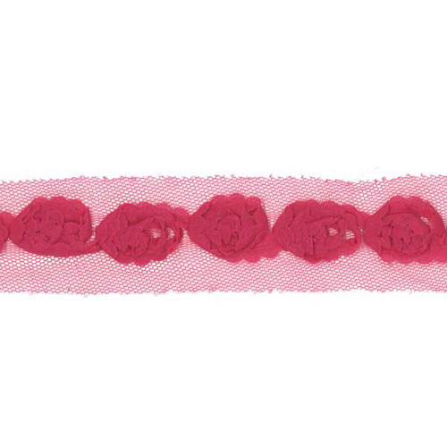 60195 Trim Rose Hot Pink
