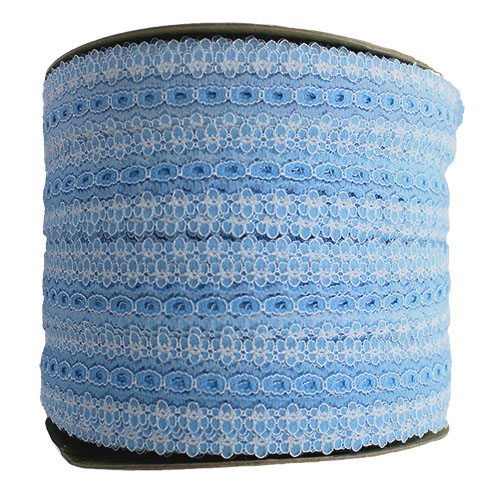 60250 Sullivans 30mm Eyelet Lace - 200m - Blue