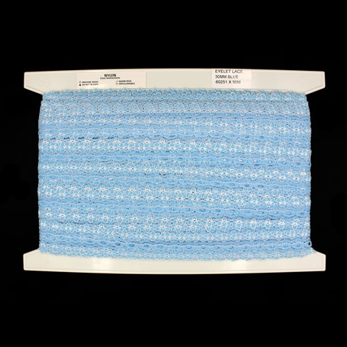 60251 Eyelet Lace Blue