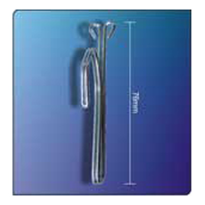 602702 Curtain Hook 76mm Metal