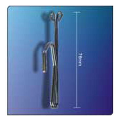602703 Curtain Hook 76mm Metal