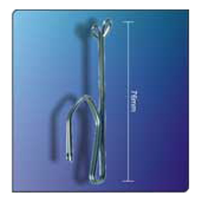 602704 Curtain Hook 76mm 35mm Heading