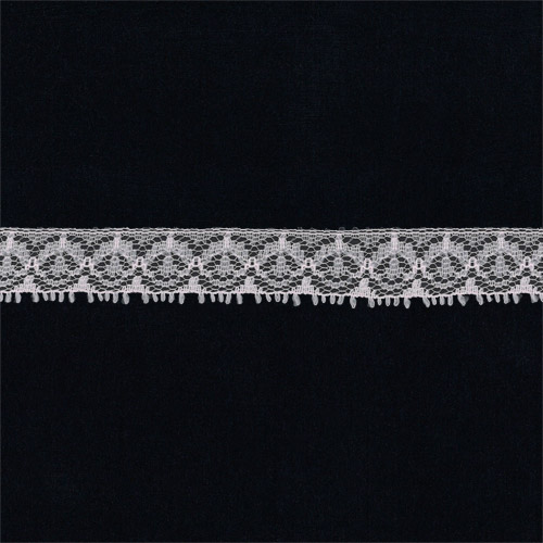 60291 Lace Nylon Flat Pink 15mm