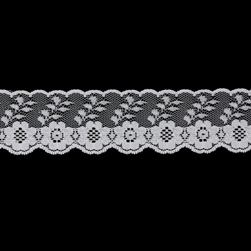 61059 Lace Nylon 30mm White