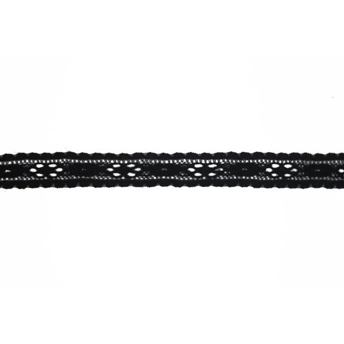 61065 Lace Nylon 18mm Black