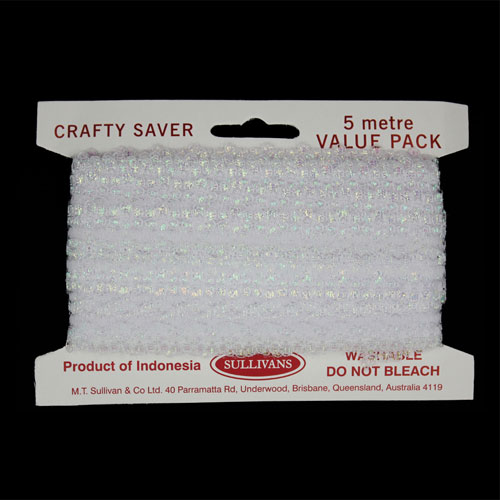 61216 Opal Lace Eyelet 35mm White