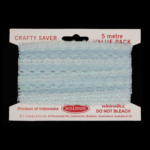 61218 Opal Lace Eyelet 35mm Blue