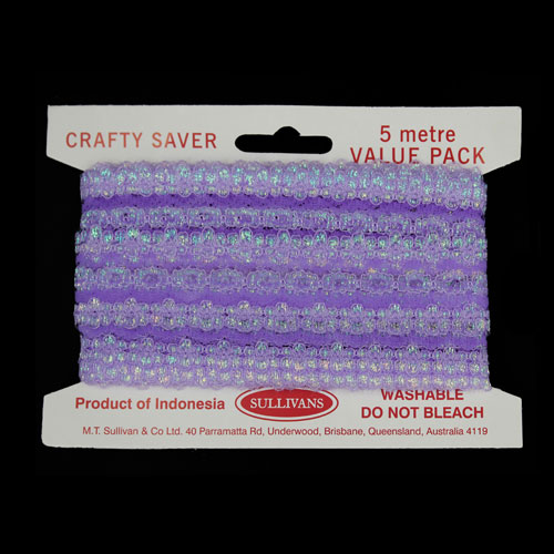 61219 Opal Lace Eyelet 35mm Lilac