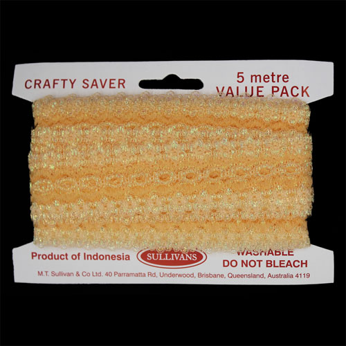 61222 Opal Lace Eyelet 35mm Peach