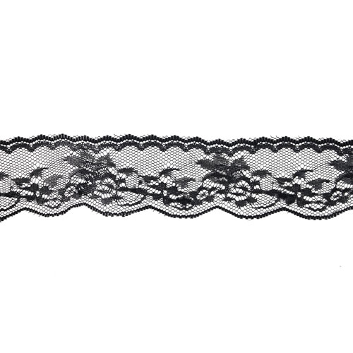61266 Lace Nylon 38mm Black