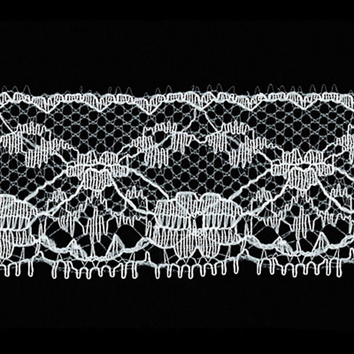 61325 Lace Nylon 30mm White