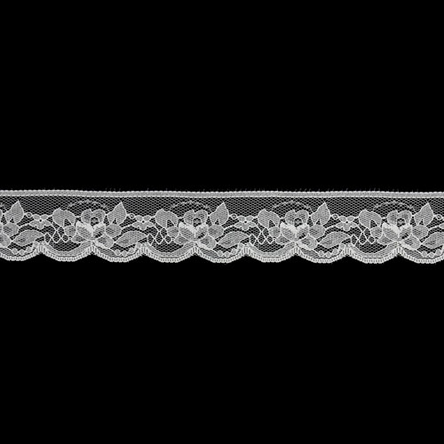 61421 Lace Nylon 35mm White