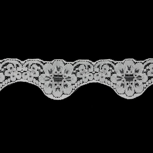 61453 Lace Nylon 60mm White