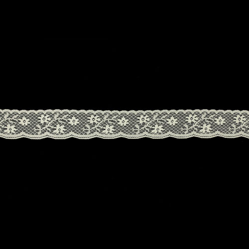 61518 Lace Nylon 32mm Cream