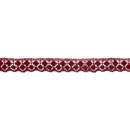 61539 Lace Nylon 18mm Burgundy