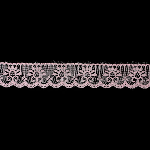 61545 Lace Nylon 30mm Pink
