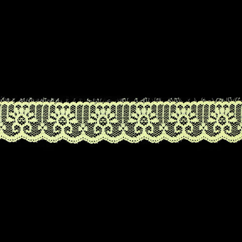 61546 Lace Nylon 30mm Yellow