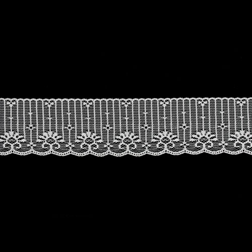 61562 Lace Nylon 60mm White