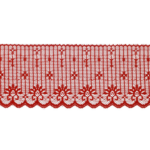 61565 Lace Nylon 80mm Red