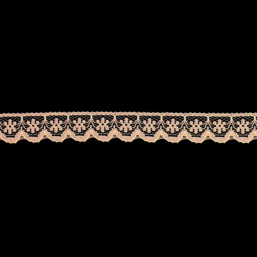 61659 Lace Nylon 12mm Apricot
