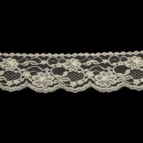 61702 Lace Nylon 70mm Ivory