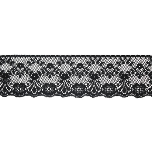 61705 Lace Nylon 60mm Black