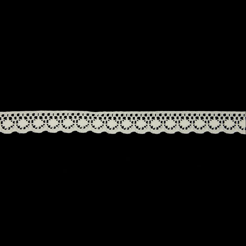 61736 Lace Nylon 15mm Cream