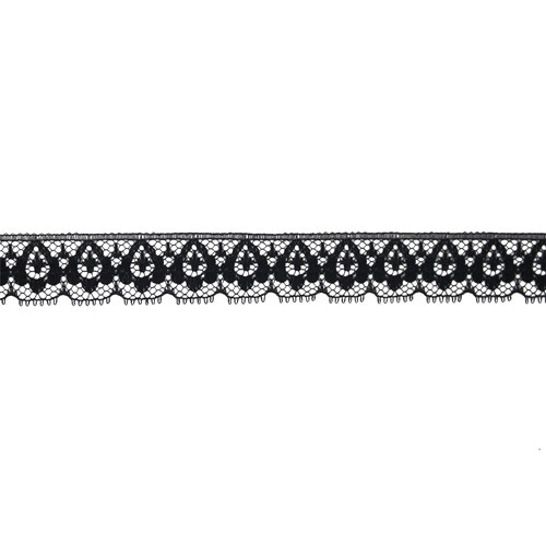 61781 Lace Nylon 18mm Black