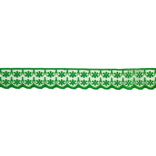 61825 Lace Nylon 20mm Grass Green