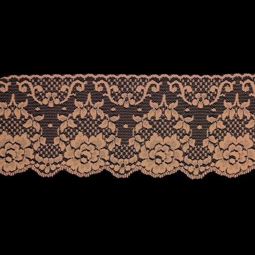 61830 Lace Nylon 90mm Peach