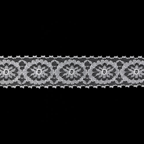 61843 Lace Nylon 53mm White