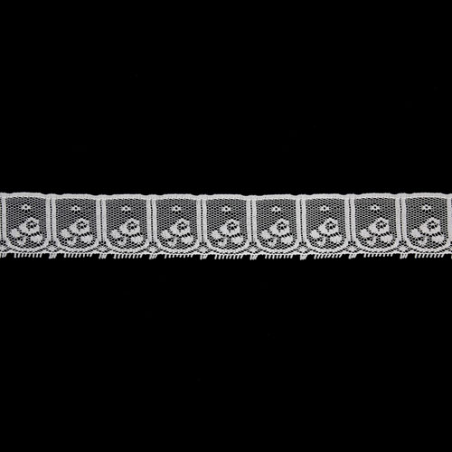 61868 Lace Nylon 26mm White