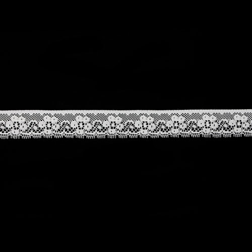 61878 Lace Nylon 22mm White